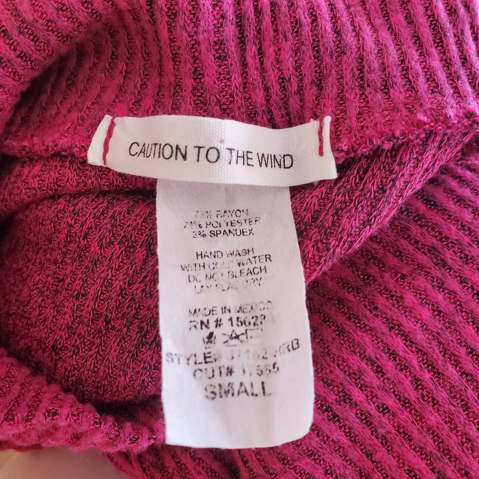 Urban Outfitters Pink Mock Neck Top Small