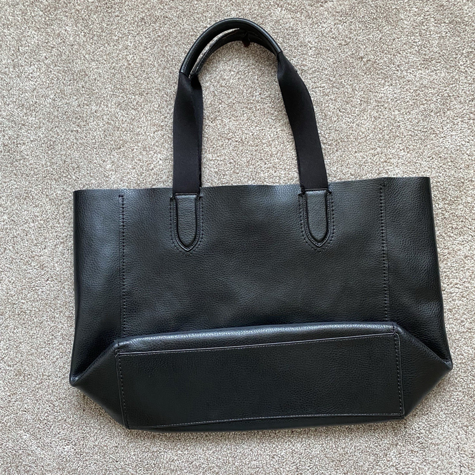 COACH LARGE DERBY TOTE IN PEBBLE LEATHER 59818 SHOULDER BAG HANDBAG PURSE SADDLE
