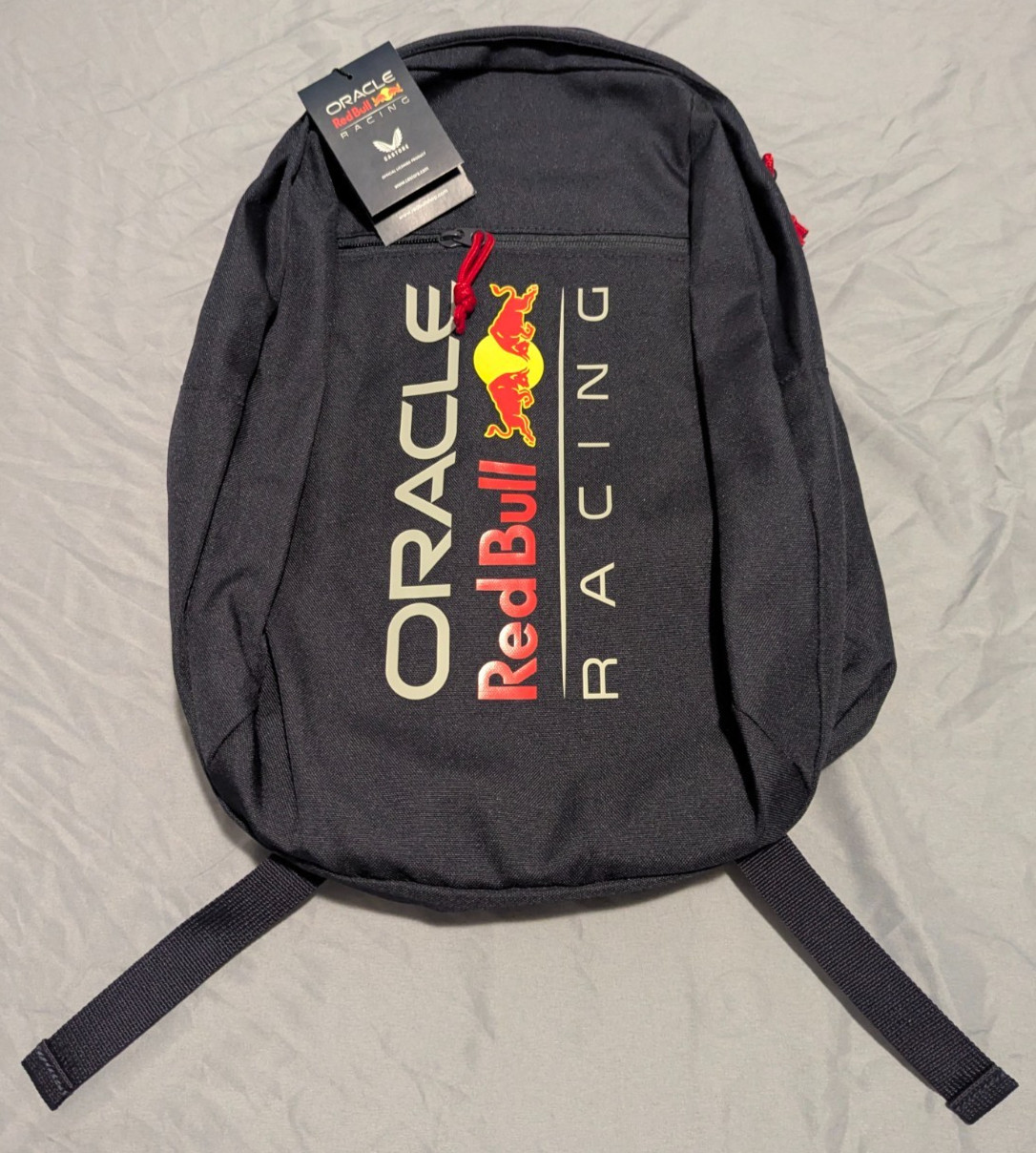 Red Bull Racing Fold Away Backpack Bag F1 Oracle Night Sky Navy Blue Lightweight