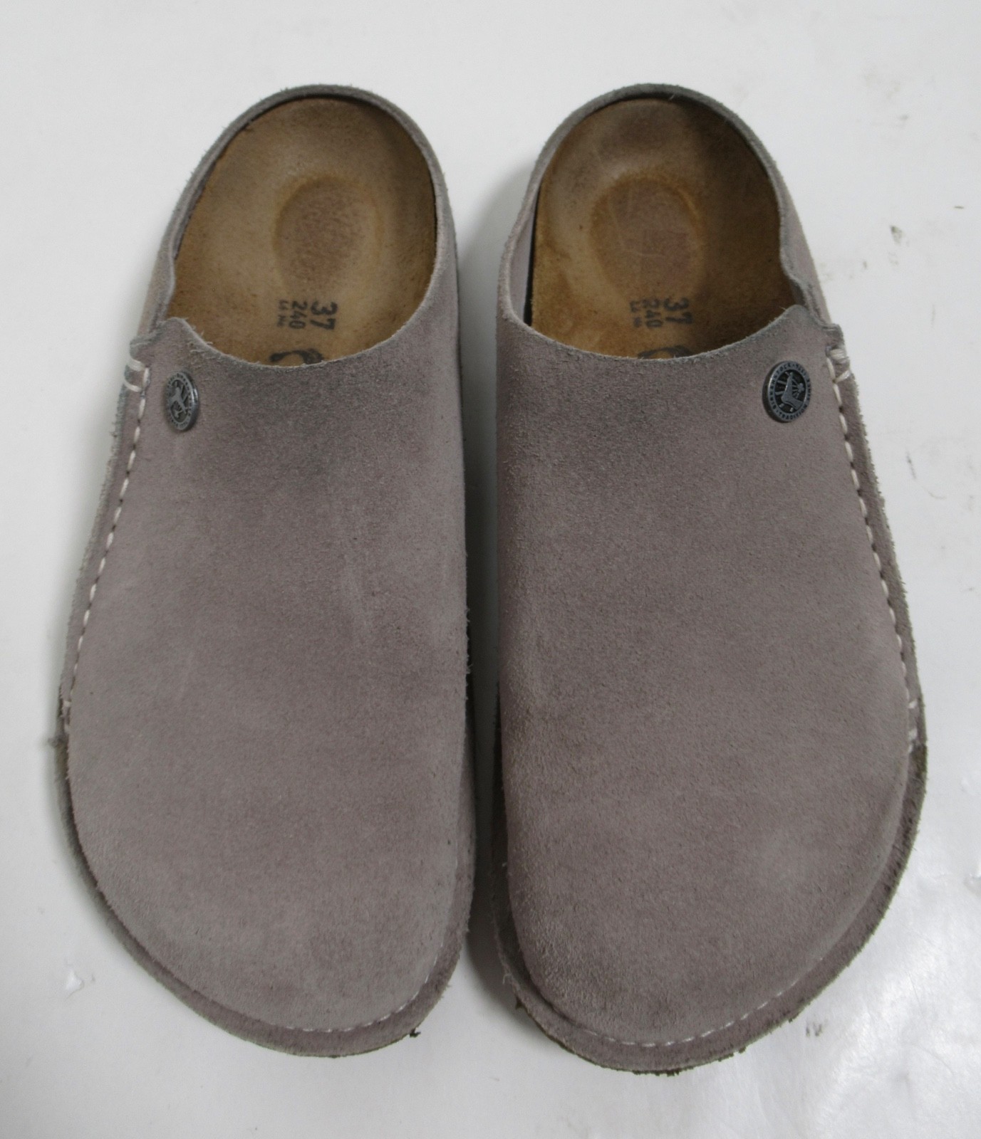 Birkenstock Unisex Zermatt Premium Suede Leather Gray Taupe 4 US M / 6 US L