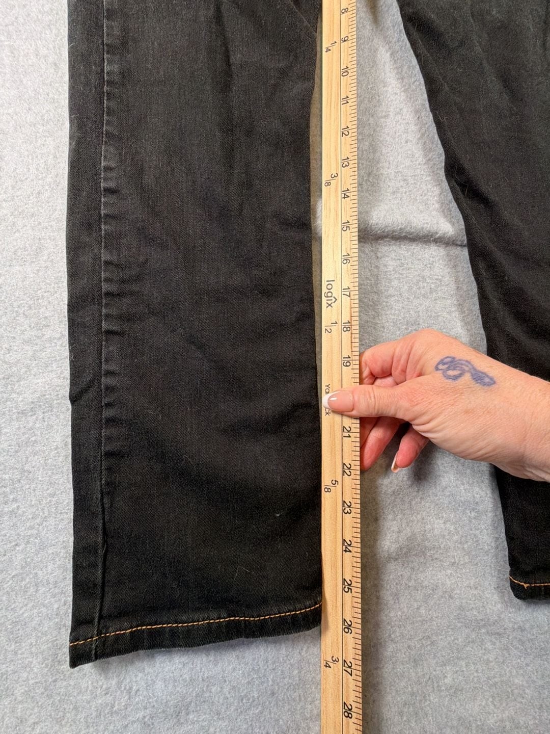 Levi’s 502 Regular Taper Fit Jeans 30×30 Black