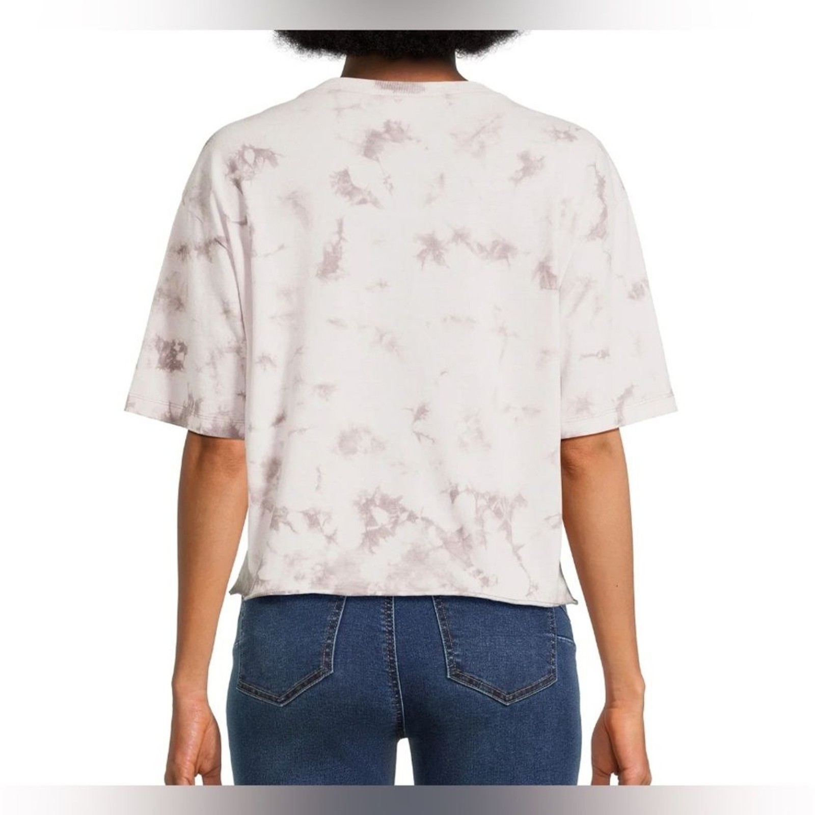 Women’s Cropped Graphic Tee with Short Sleeves (Size: L, 11/13) NWT