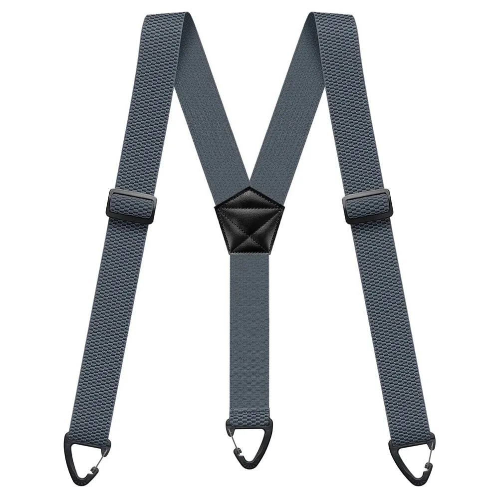 Suspenders for Men Heavy Duty, X Shape Back Hidden Suspender 1.5″ Under Clothing