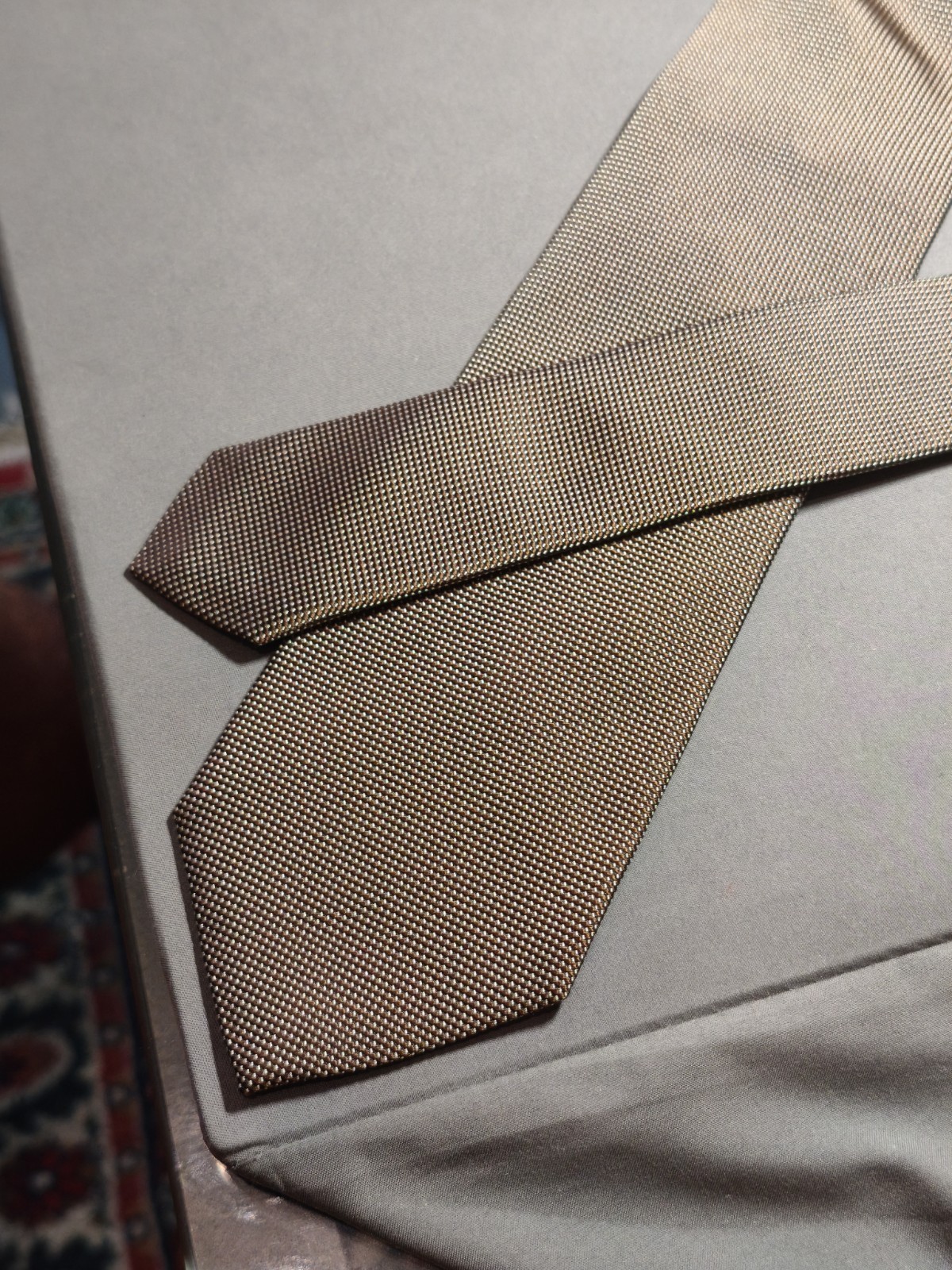 Boggi Milano – Solid Color Silk Jacquard Tie Made in Italy