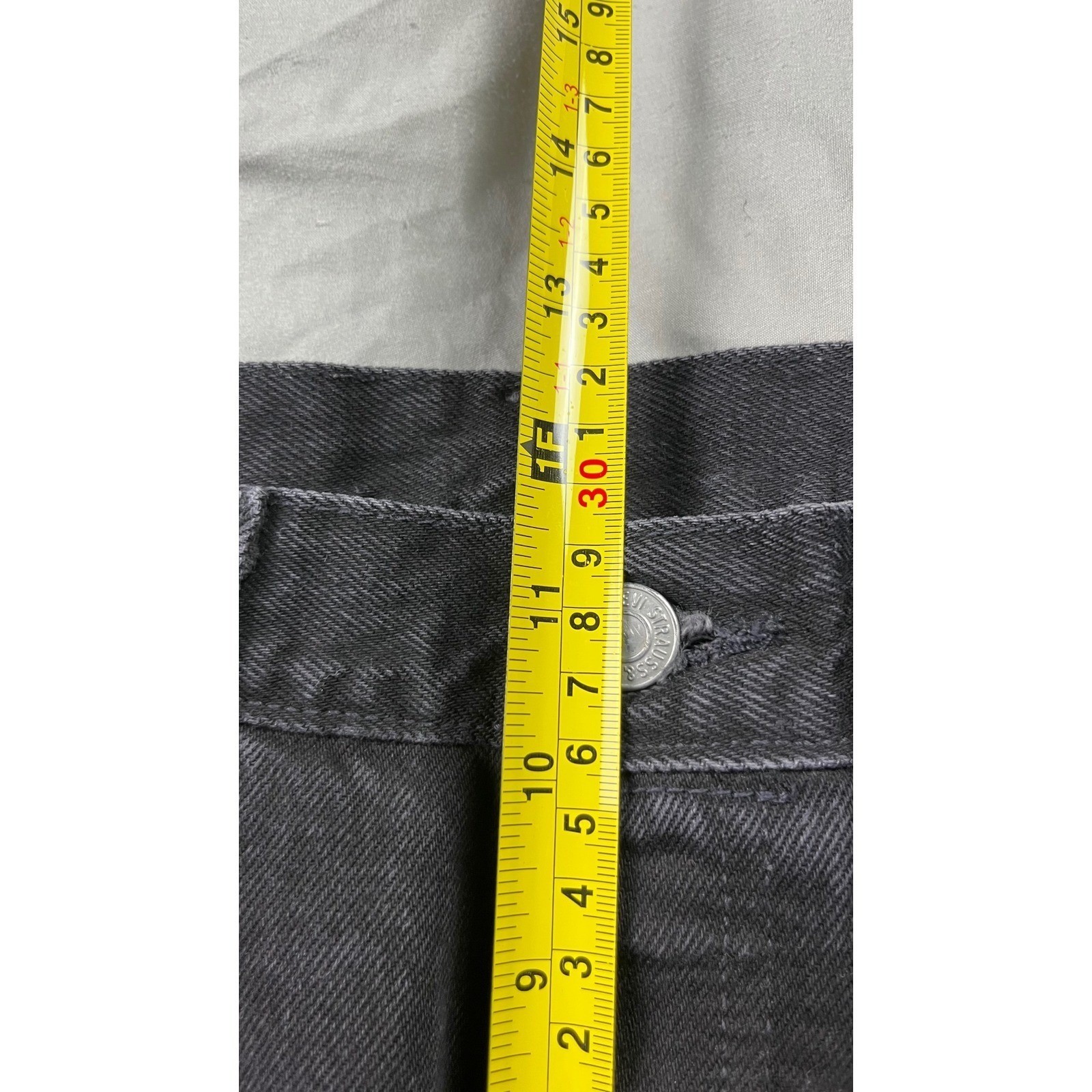 Denim Tears Levi’s 501 DT Mens Black Straight Leg Jeans 34×34 Button Fly New