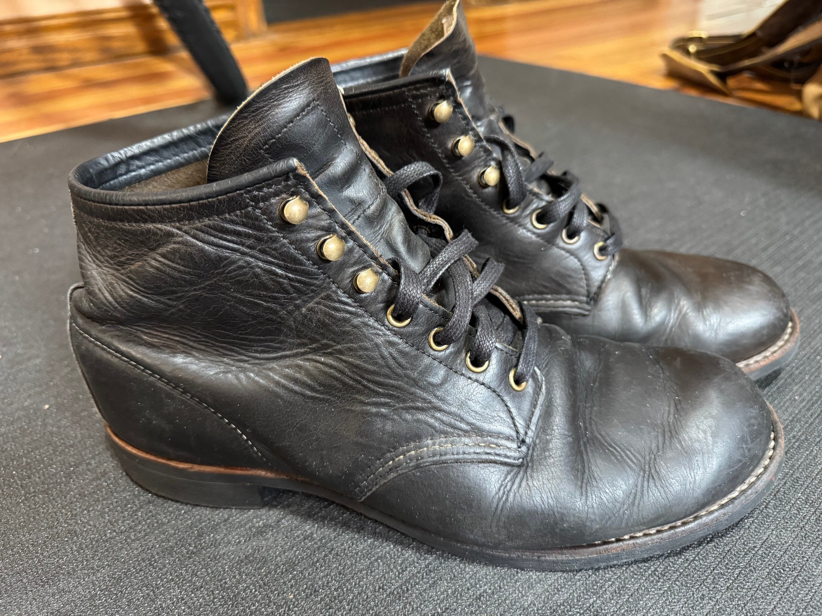 Red Wing Heritage Blacksmith 3341 Charcoal Rough & Tough Men’s 12 D FRESH RESOLE