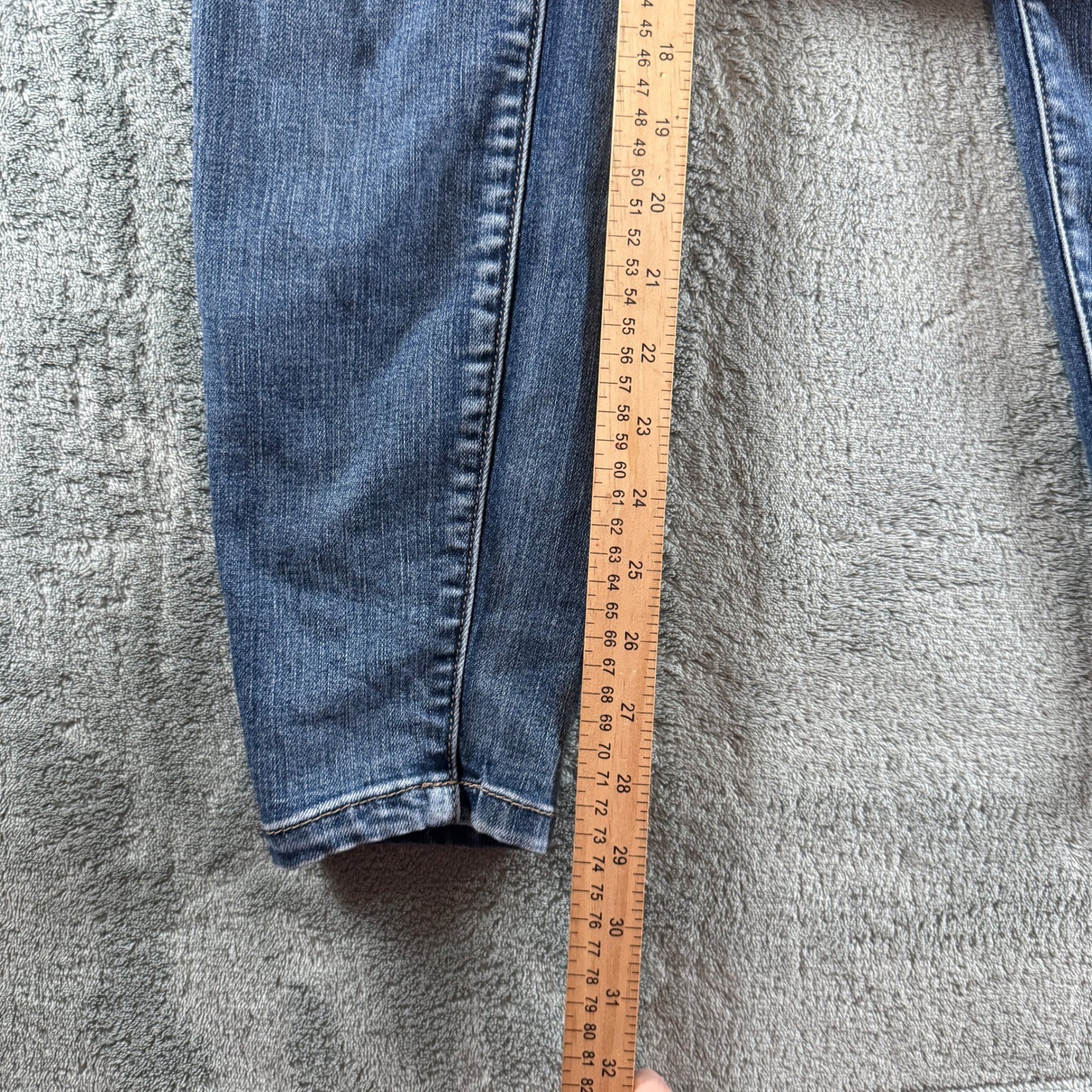 Maurices Everflex High-Rise Skinny Jeans Medium Wash Size 6 Reg Stretch Denim