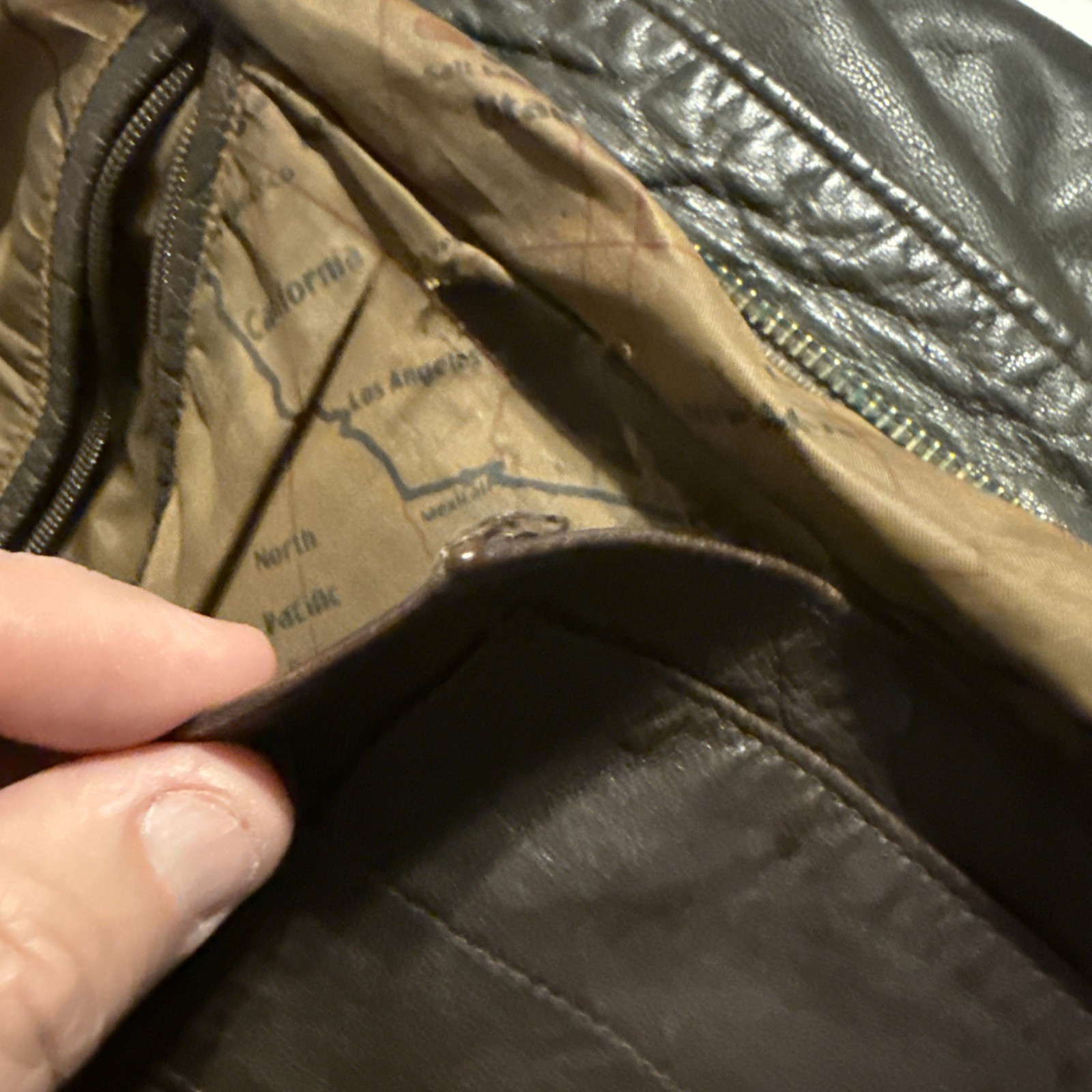 Vtg Avirex Limited Leather Bomber Military Jacket (Read Below) Lg-XL