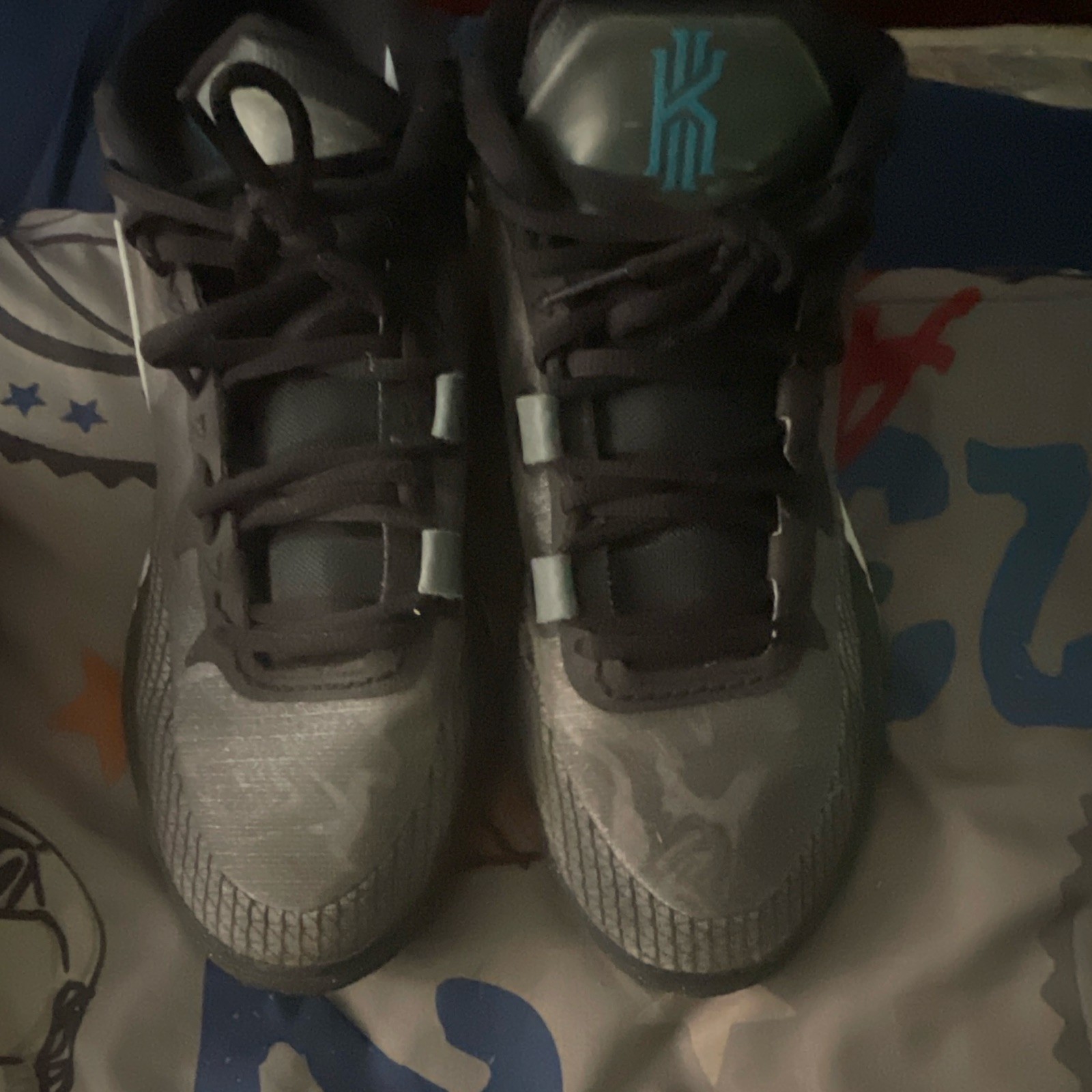 Nike Kyrie 8 “Orca” DJ6017-001 Low Top Lace-Up Sneaker Gray/Black/White 2022