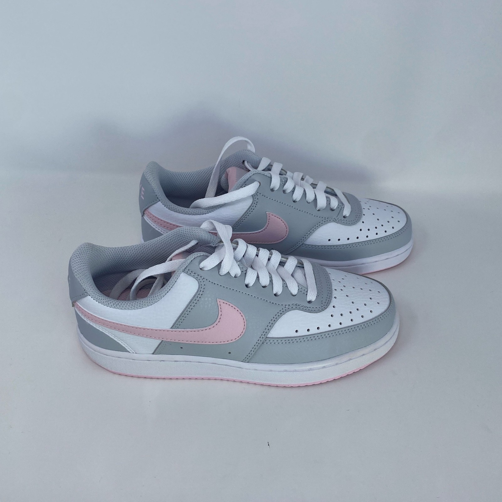 Nike Court Vision Low NN Gray/White/Pink Women’s 6.5