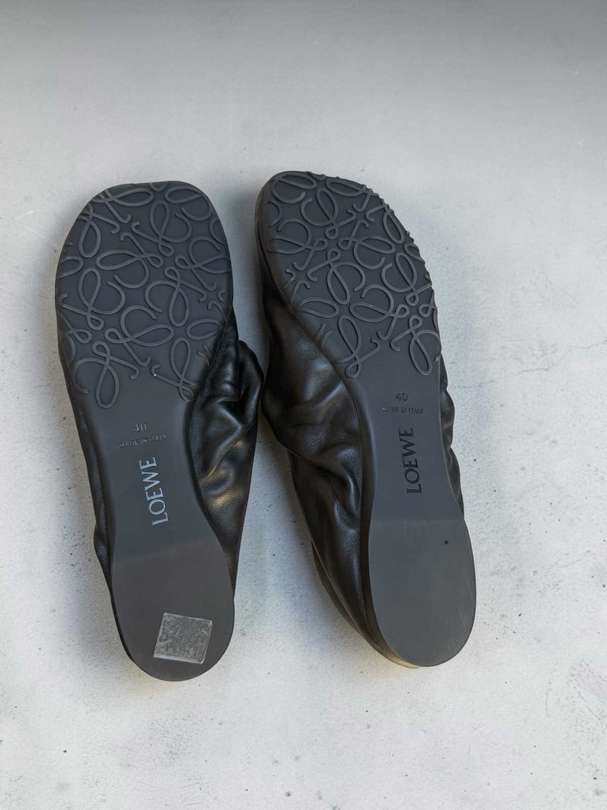 Loewe Pebble Soft ballerina shoes in nappa lambskin NEW Without Box