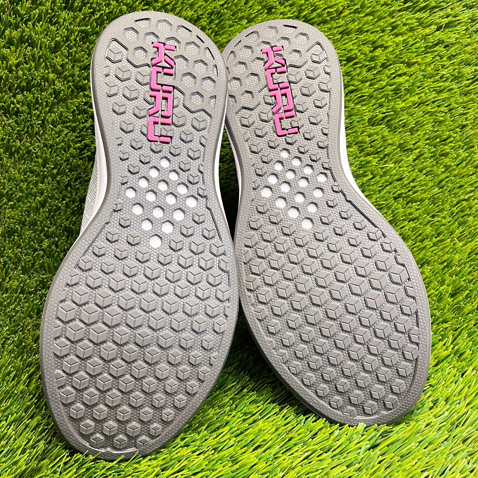 Kuru Atom Womens Size 7.5 Gray Purple Athletic Walking Slip On Shoes Sneakers