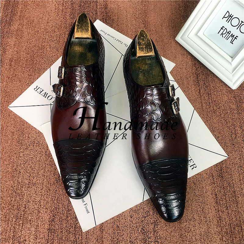 British Pointed Toe Leather Men’s Genuine Leather Cowhide Formal Oxford Shoes Sz