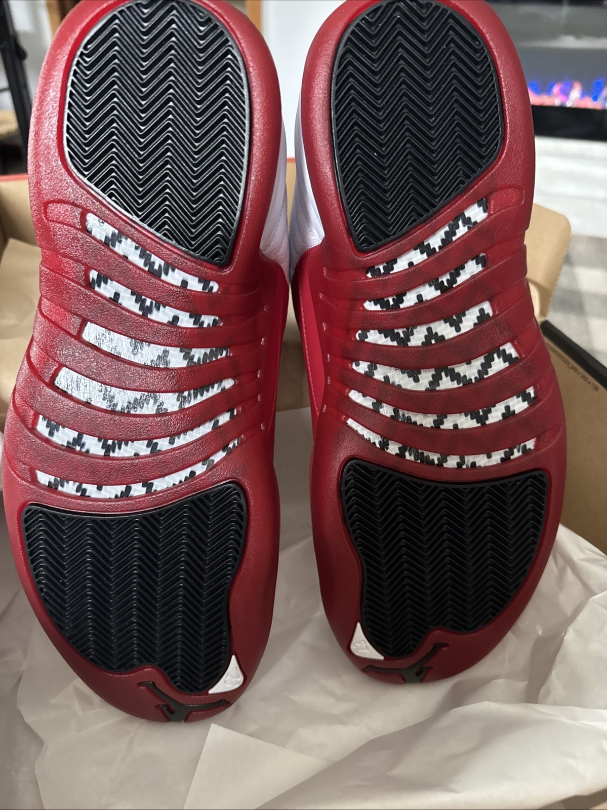 Nike Air Jordan 12 Cherry Size 13 CT8013-116 White Red NEW Authentic