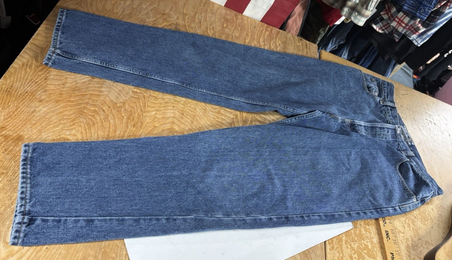 GAP Vtg 90s-Y2K Loose Fit Button-fly High-Rise Jeans Womens 14 A Mom Best Basics