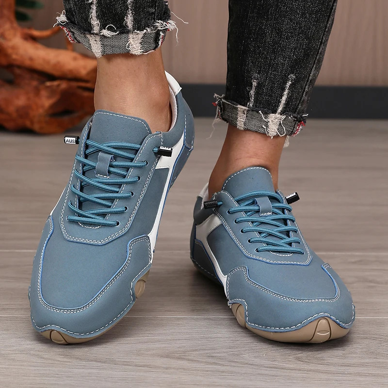 Men Boots Durable Upper Cycling Walking Shoes Commuting Daily Wear Bare Sneakers