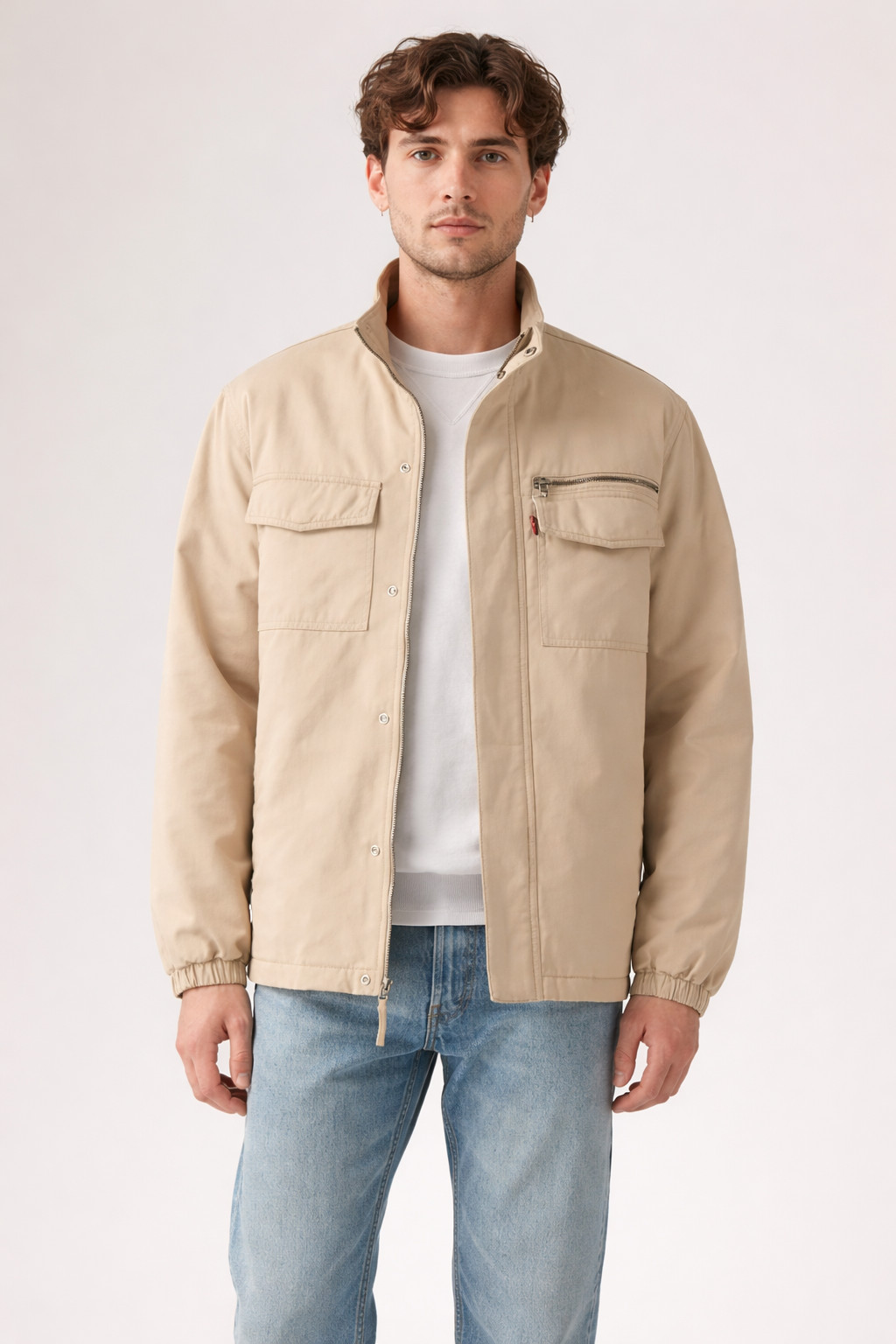 Levi’s Men’s Miramar Military Jacket Vintage Style L & XL $108 MSRP NWT