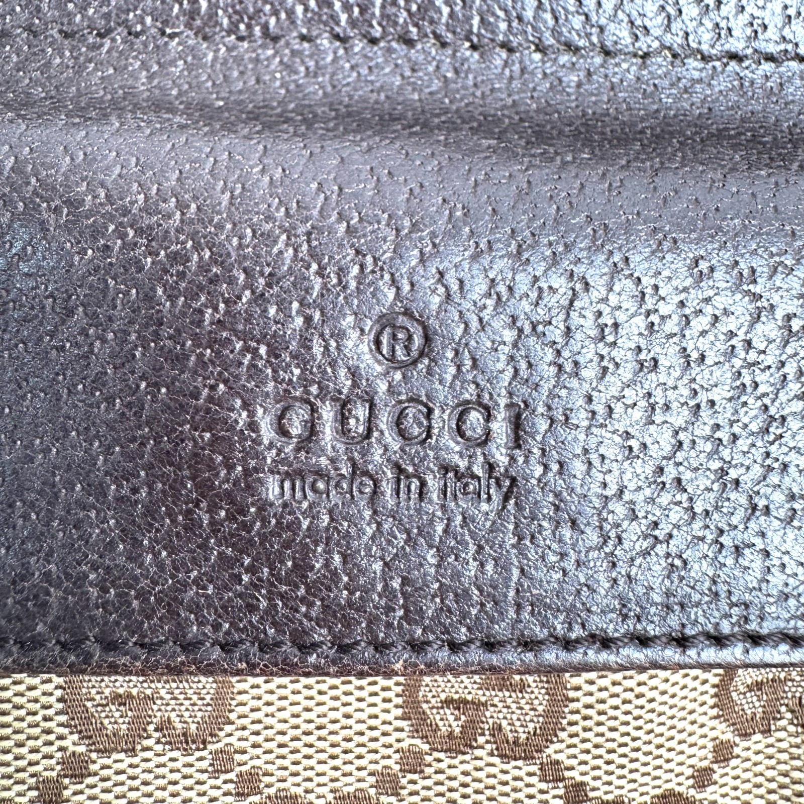 Auth GUCCI GG 28566 Bum Bag Waist Pouch Shoulder Belt bag Fanny Pack Brown
