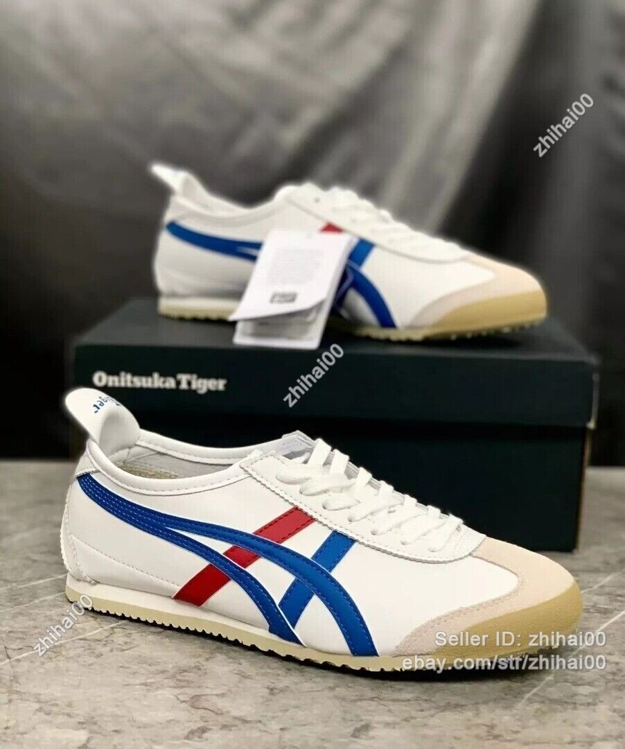 Onitsuka Tiger MEXICO 66 White/blue Sneakers Unisex 1183C102-100 Athletic Shoes