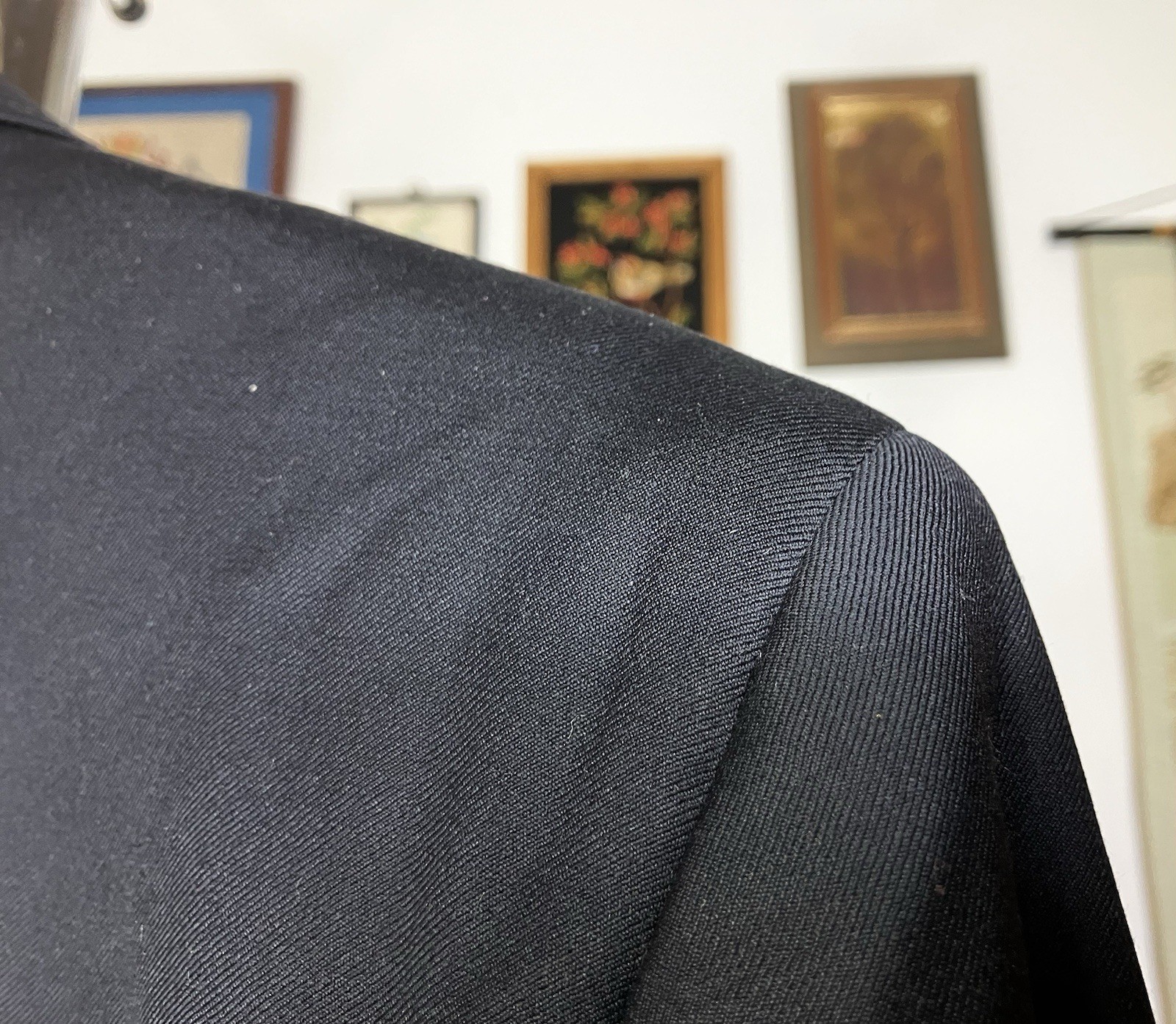 Brooks Brothers LORO PIANA Navy Wool Blazer Patch Pocket Boys 20 Men’s 38 S