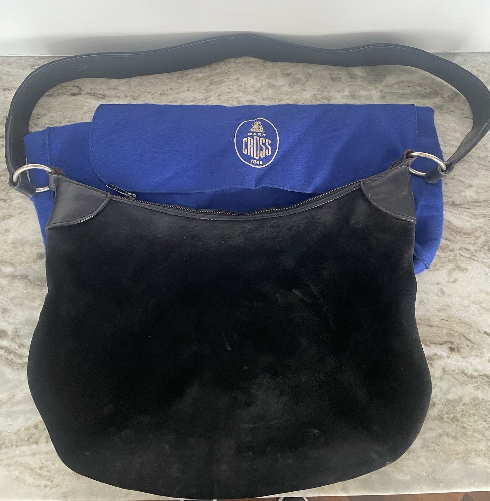 MARK CROSS SUEDE HOBO BAG.. VERY GOOD CONDITION!!