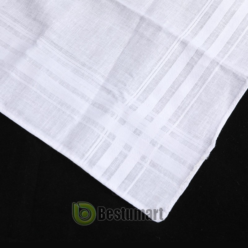 10 Packs Handkerchiefs for men, 100% Soft Cotton 16×16 Inch Men’s Handkerchiefs
