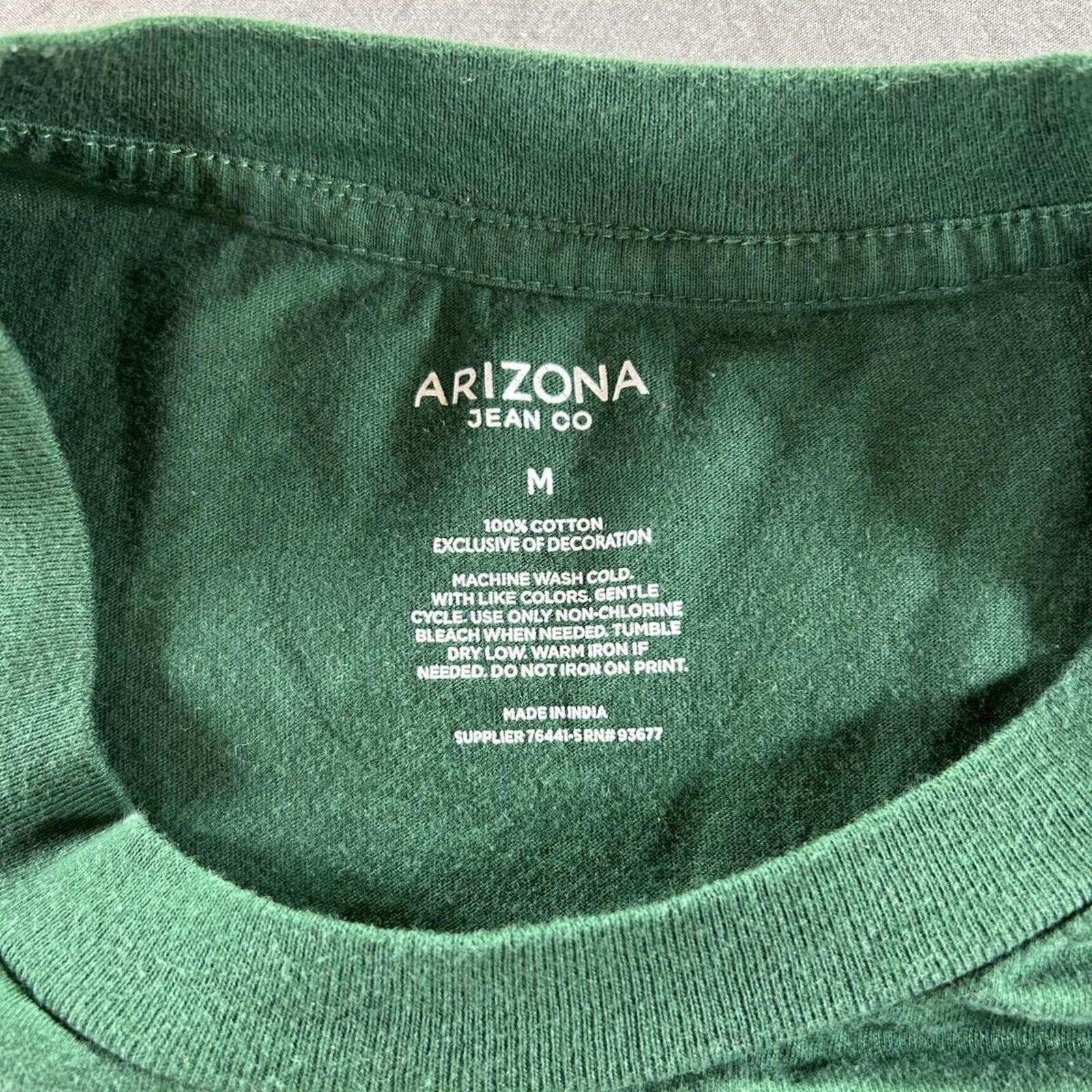 Arizona Jean Co. – T-Shirt with Sleeve Stripe – Unisex – Size M – Green