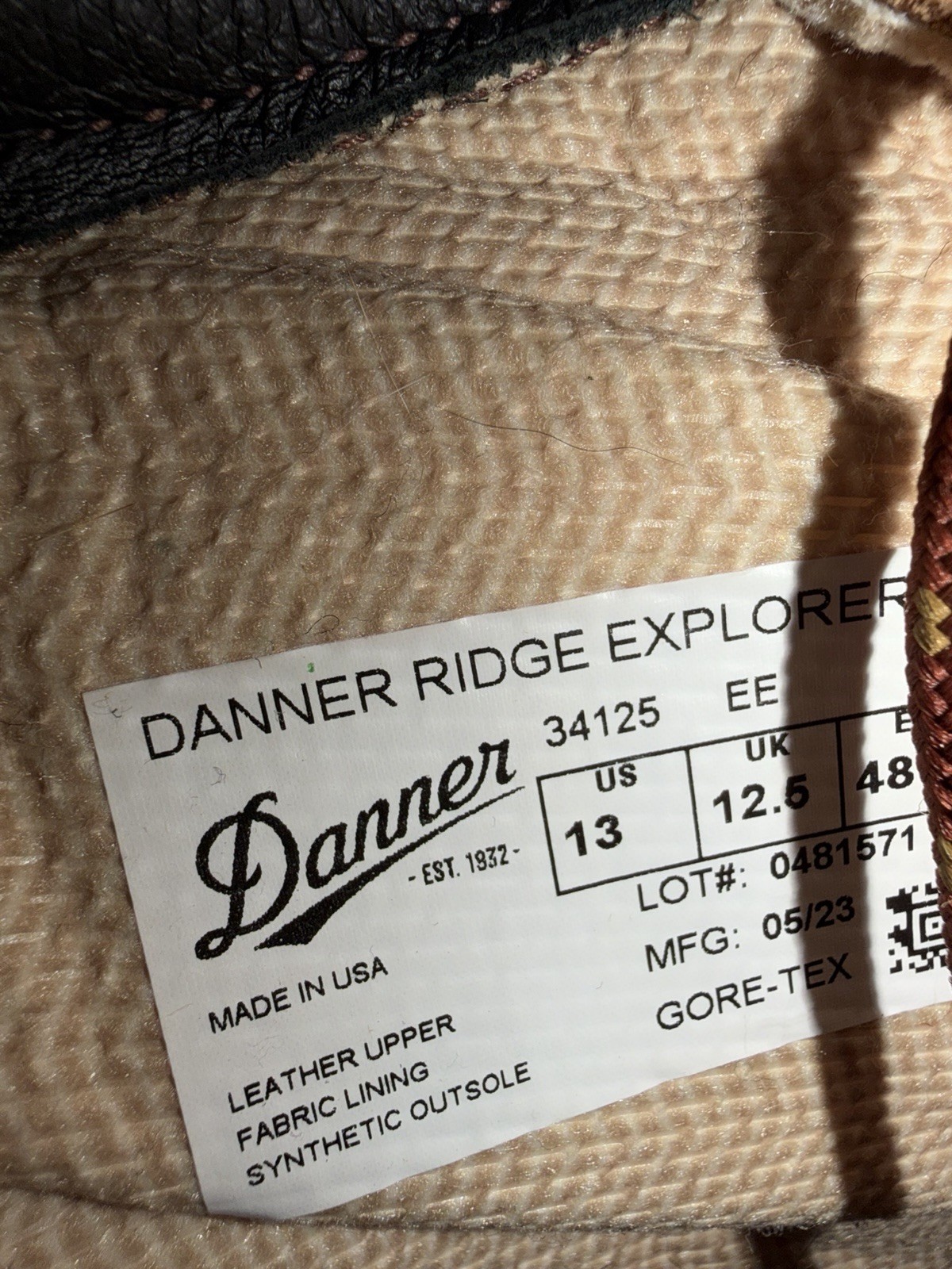 Danner Ridge Explorer boots 13 EE