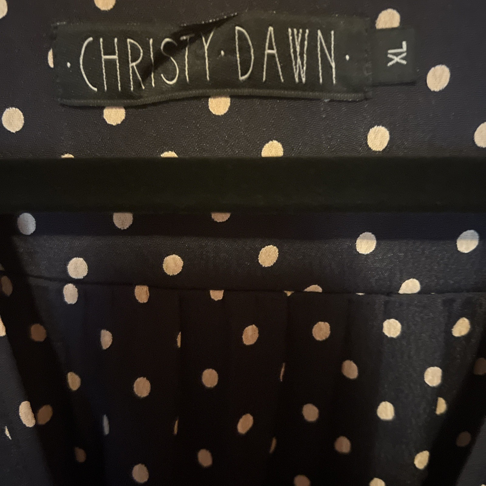 Christy Dawn / The Donna Dress / Size XL /Midnight Dot / MSRP US $200