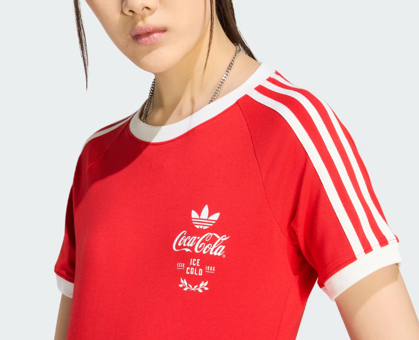 adidas x COCA-COLA Originals 3S Tee Women’s Lifestyle T-Shirts AsiaFit KY7558