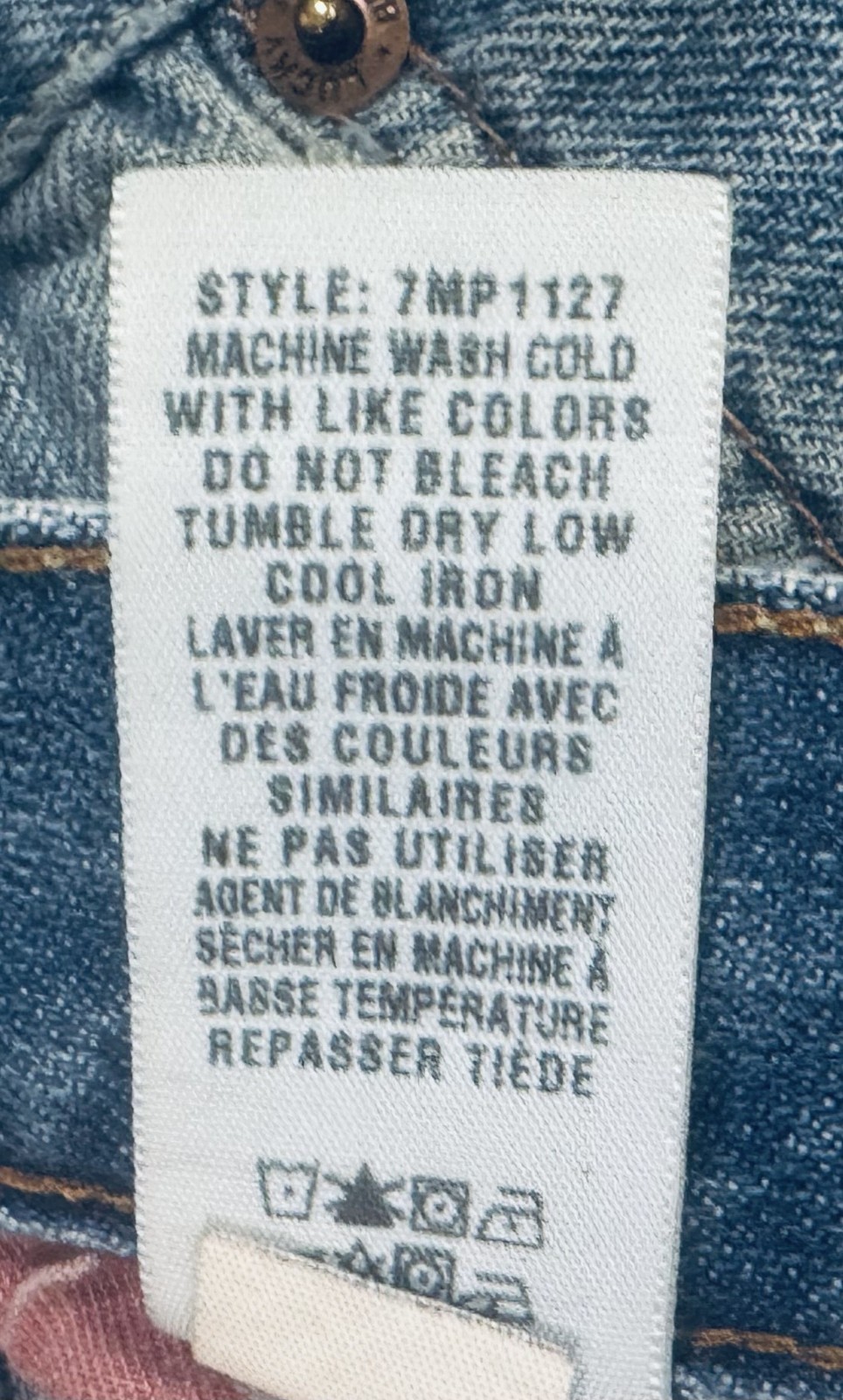 Lucky Brand Jeans Men 38×27.5 Short Inseam By Gene Montesano Baggy VTG (LB030A4)