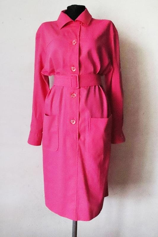 Women Akris Dress Pink 42 / XL / 50