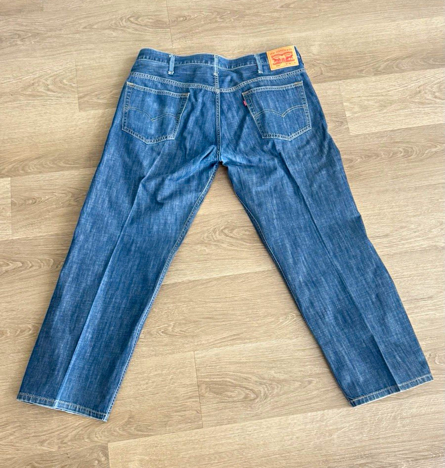 Levi’s 569 Loose Straight Leg Jeans Men’s Size 38×30 Blue Denim Relaxed Fit