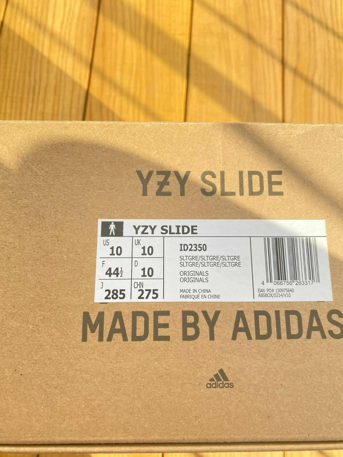 Adidas Yeezy Slide ‘Slate Grey’ 39/40.5/44.5/46/47/48.5
