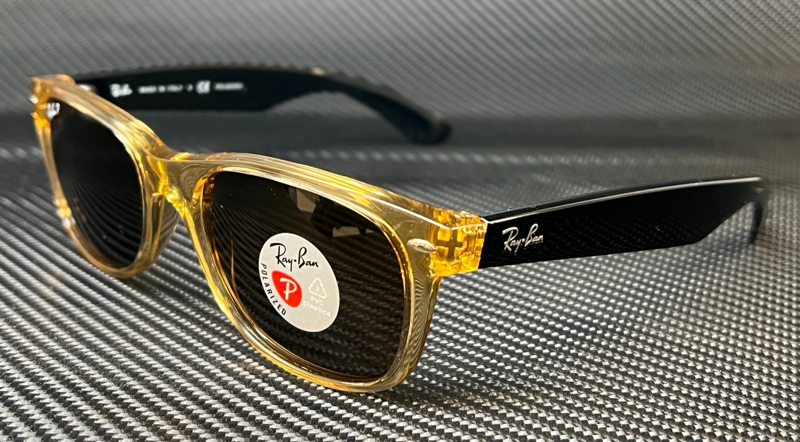 RAY BAN RB2132 945 57 Brown Square 55 mm Unisex Polarized Sunglasses