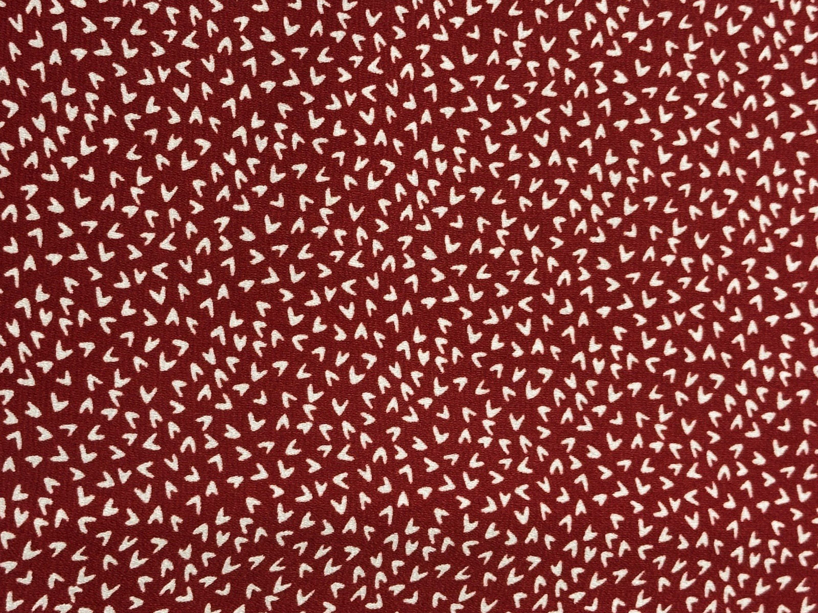 Women’s Loft collared Short Sleeve Burgundy Button Up Print Blouse Small
