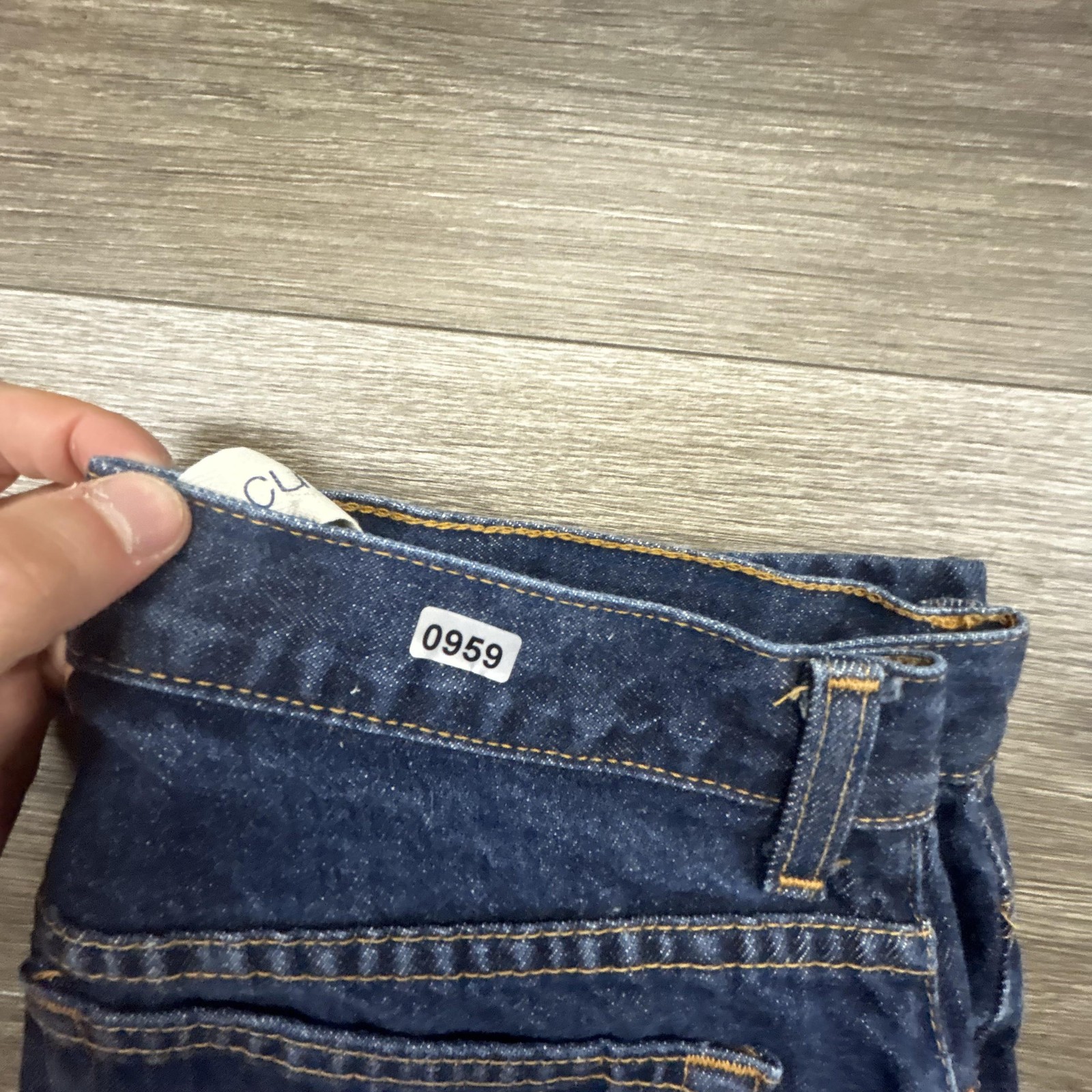 Vintage Gap Bootcut Jeans Womens 6 28×30 Dark Wash Blue Denim Made USA Western
