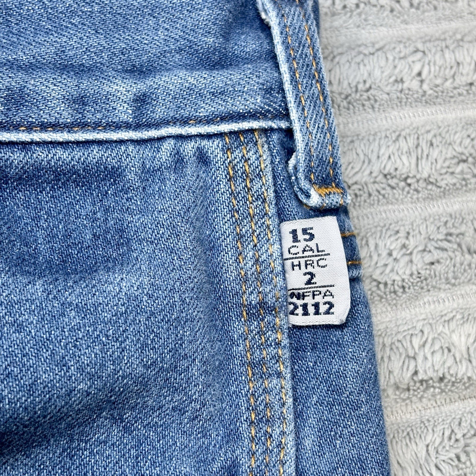 Tyndale FR Jeans Men 42×28 Blue Flame Resistant Cotton Arc F290T Denim blue
