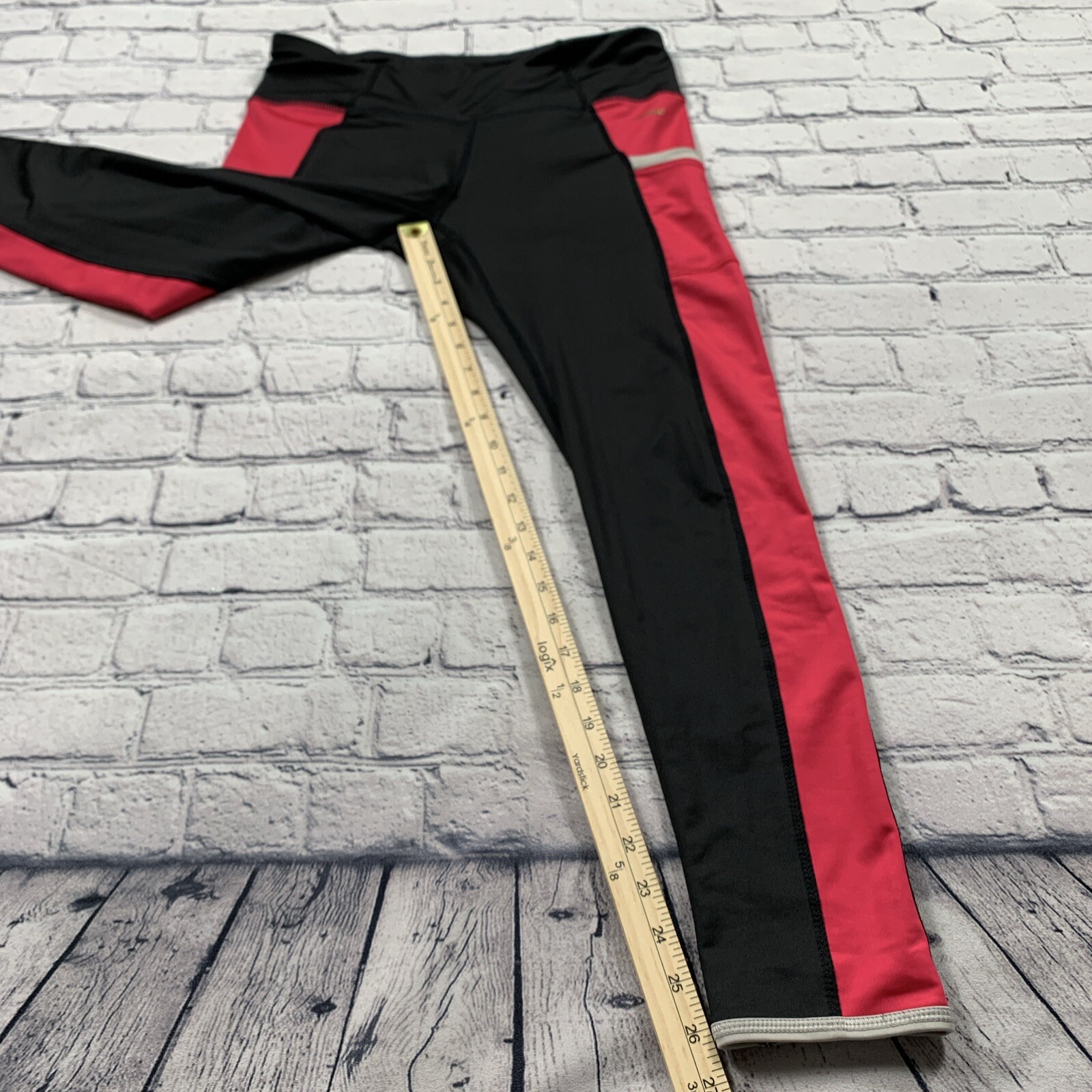 Copper Fit Pro Women’s L Compression Legging Pomegranate/Black Athleisure