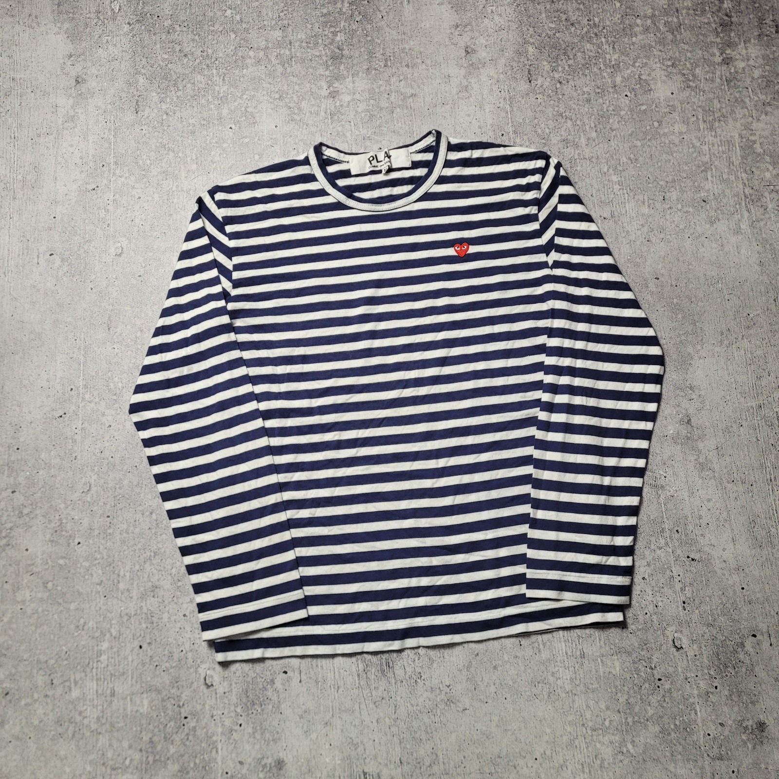 Comme des Garcons Striped Long Sleeve T Shirt Mens Size M (S)