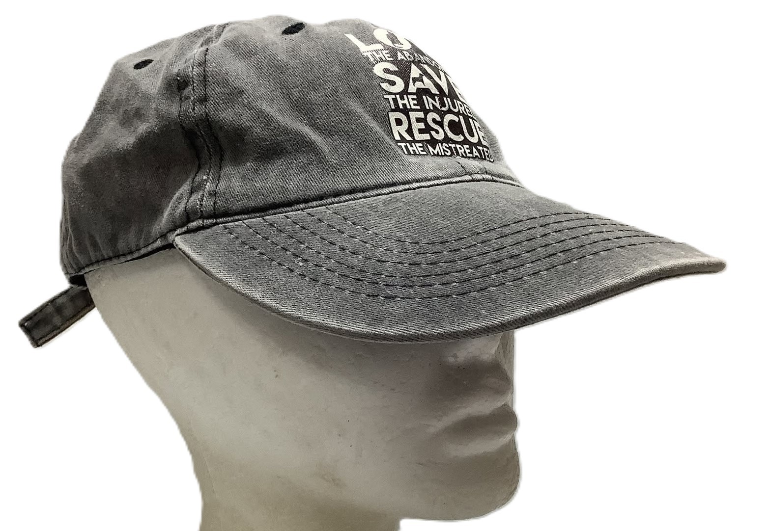 Love Save Animal Rescue Strap Back Hat Cap