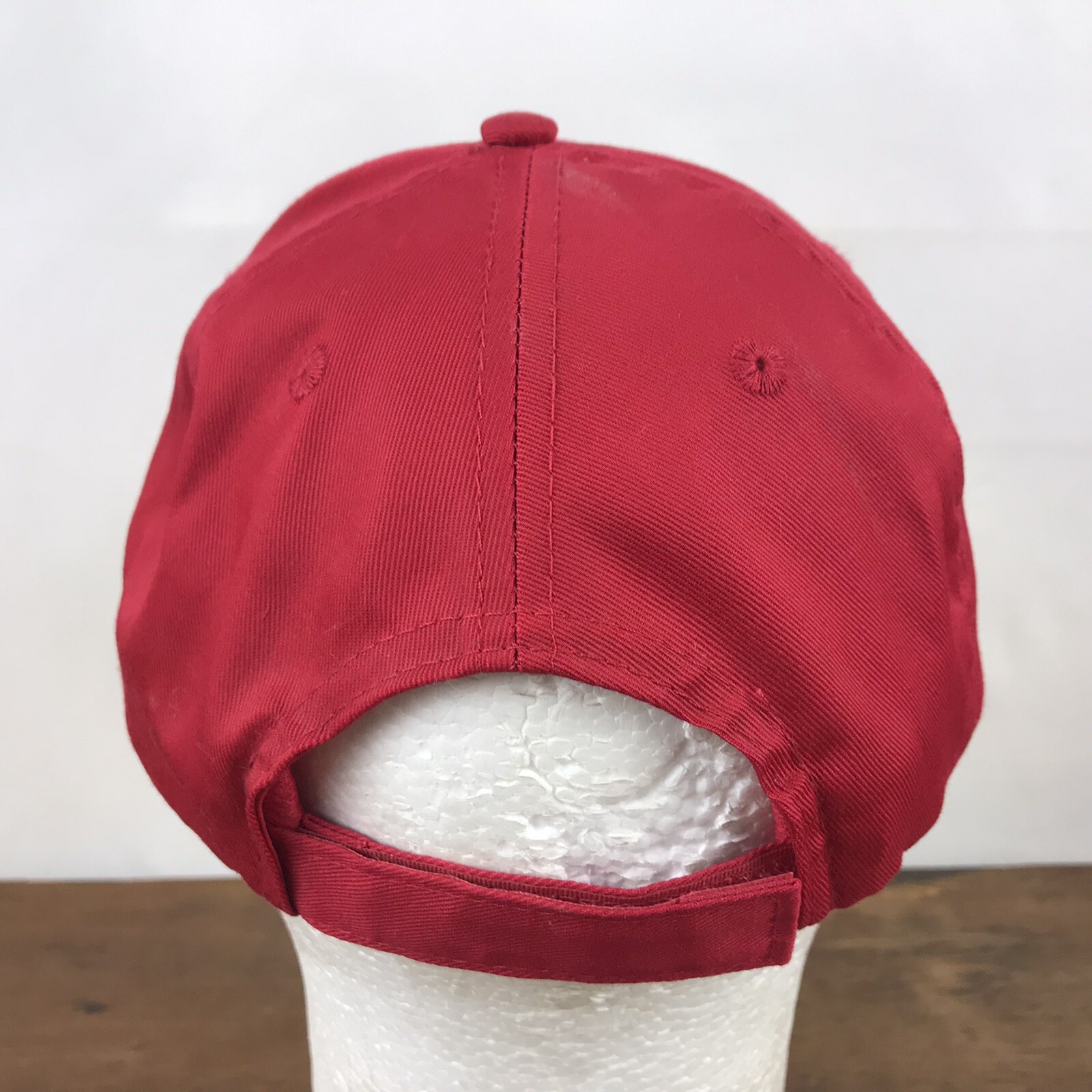 Howard Red Cotton Strapback Baseball Cap Hat CH20
