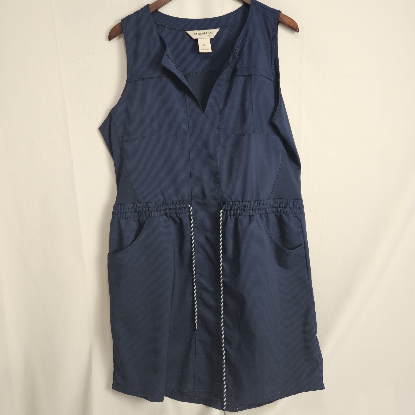 Freedom Trail By Kyodan Navy Dress W/Drawstring Women XL Outdoors Hike Active