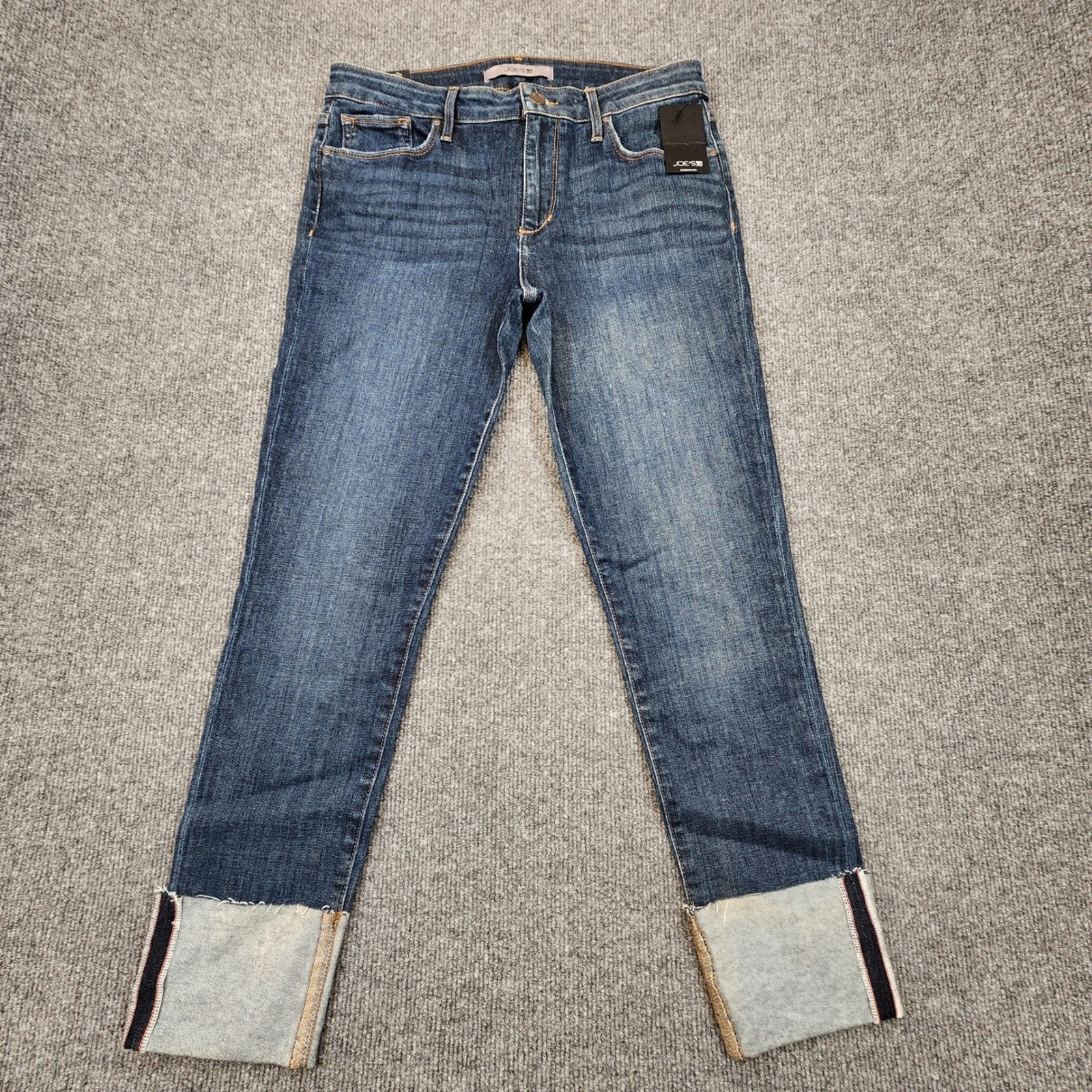 Joe’s Jeans Brussels Cuff Crop Women 29 Dark Wash Slim Straight NEW without Tag