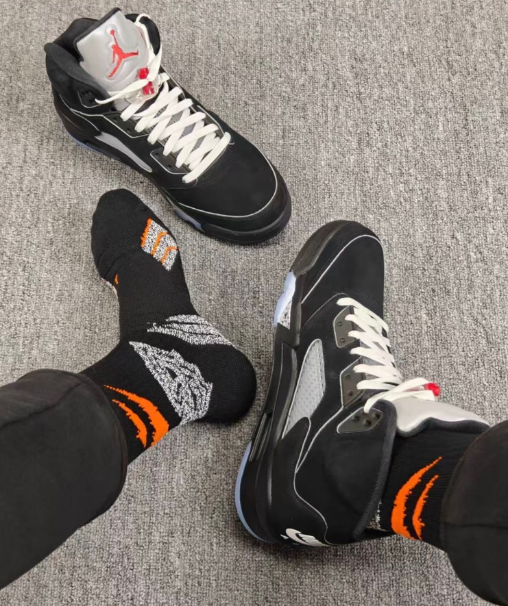 Jordan Air Jordan 5 “BLACK METALLIC REIMAGINED” Retro Basketball Shoes