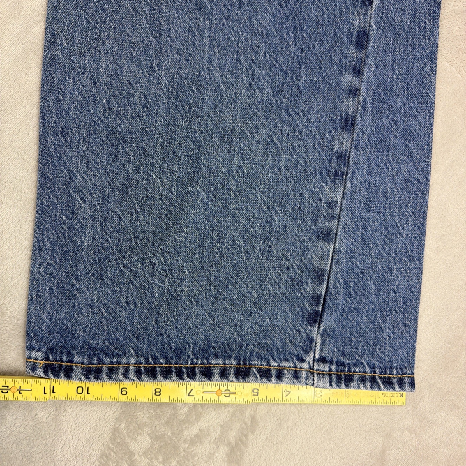 Levi’s Premium Twisted Baggy Jeans Men’s Size 34×30 Blue Medium Wash Belted