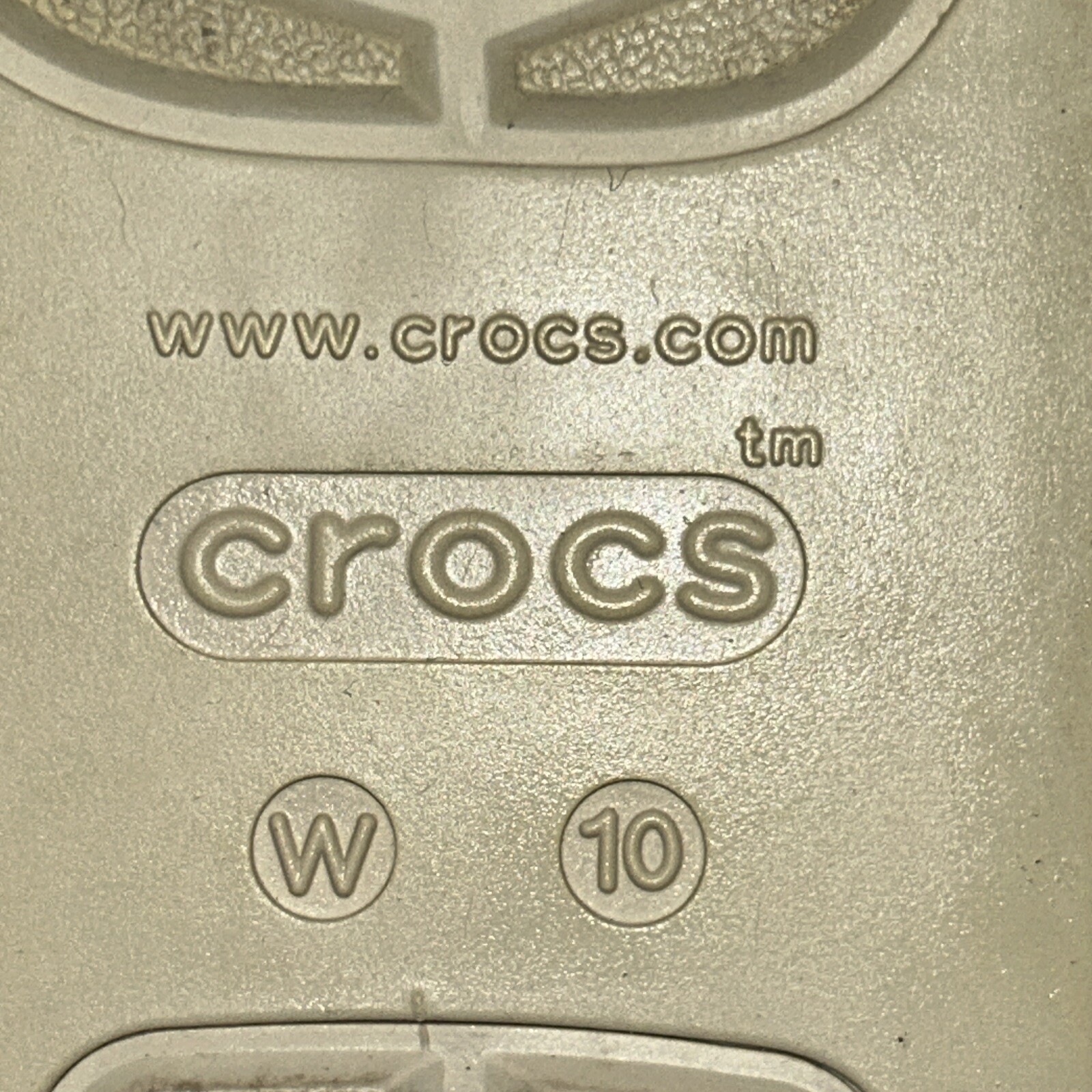 CROCS LITERIDE BROOKLYN FLIP Size 10 Sandals 1.7″ Wedge Heel