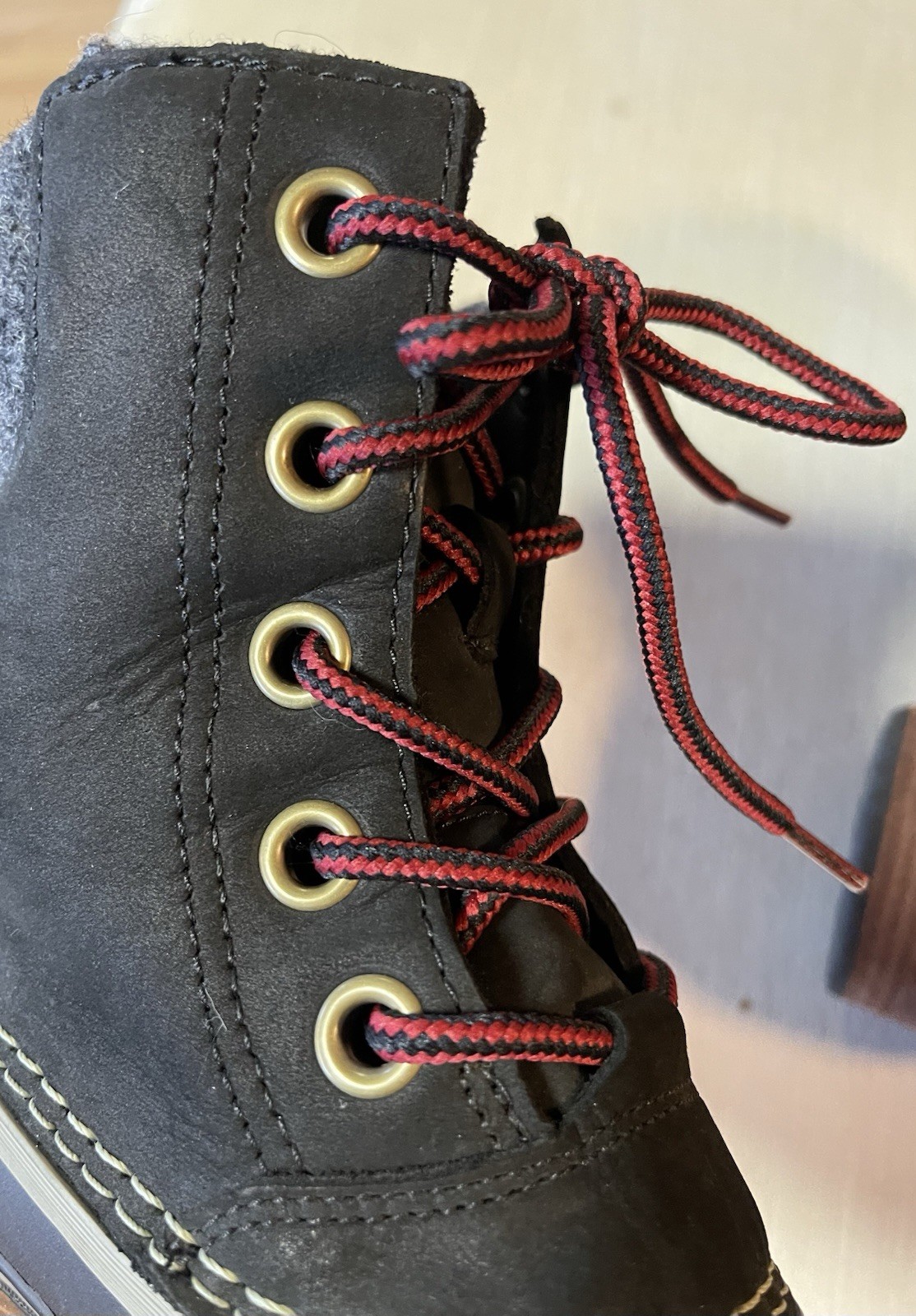 Sorel Womens 7.5 Slimpack Lace II Winter Boot Black Waterproof NL2348-010, NEW