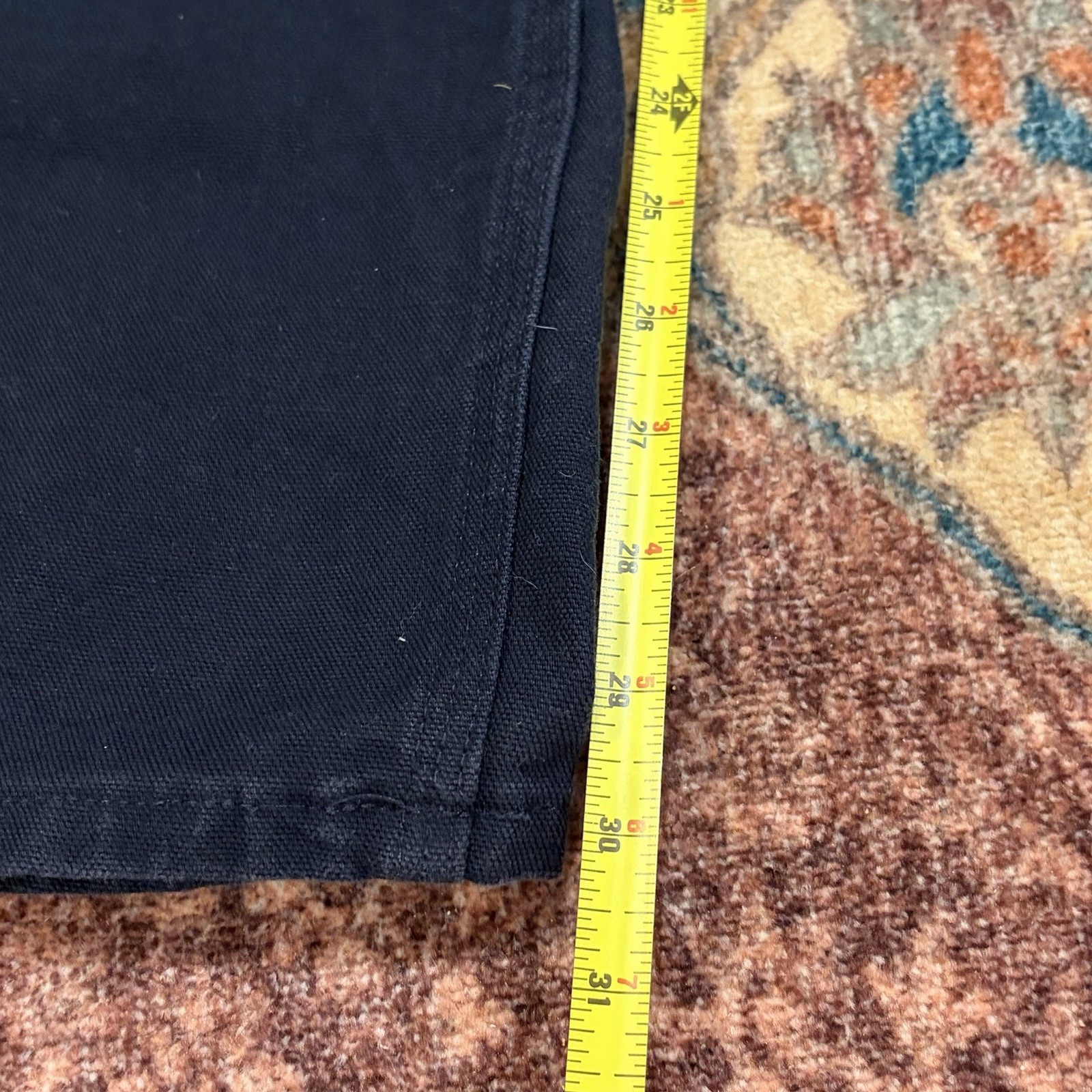 Carhartt B11 MDT Carpenter Work Pants 31×30 Navy Blue Canvas Workwear