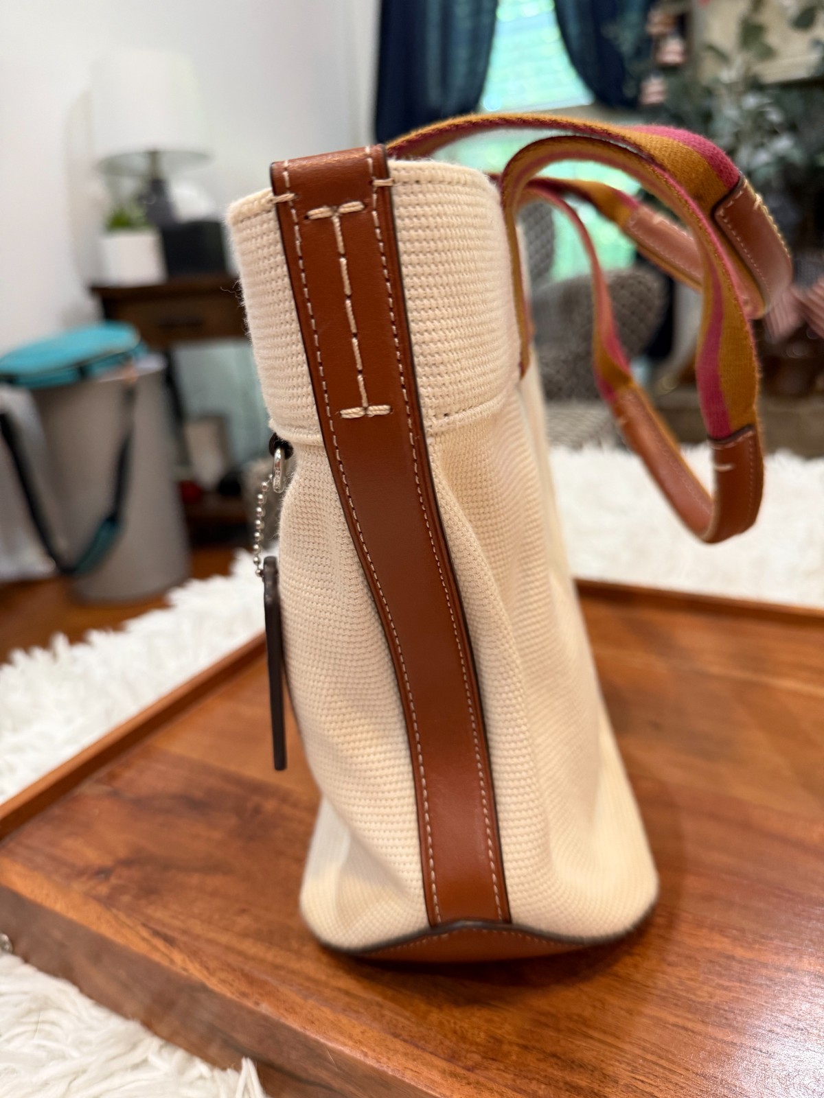 Coach Small Canvas Tote (Style CK168)